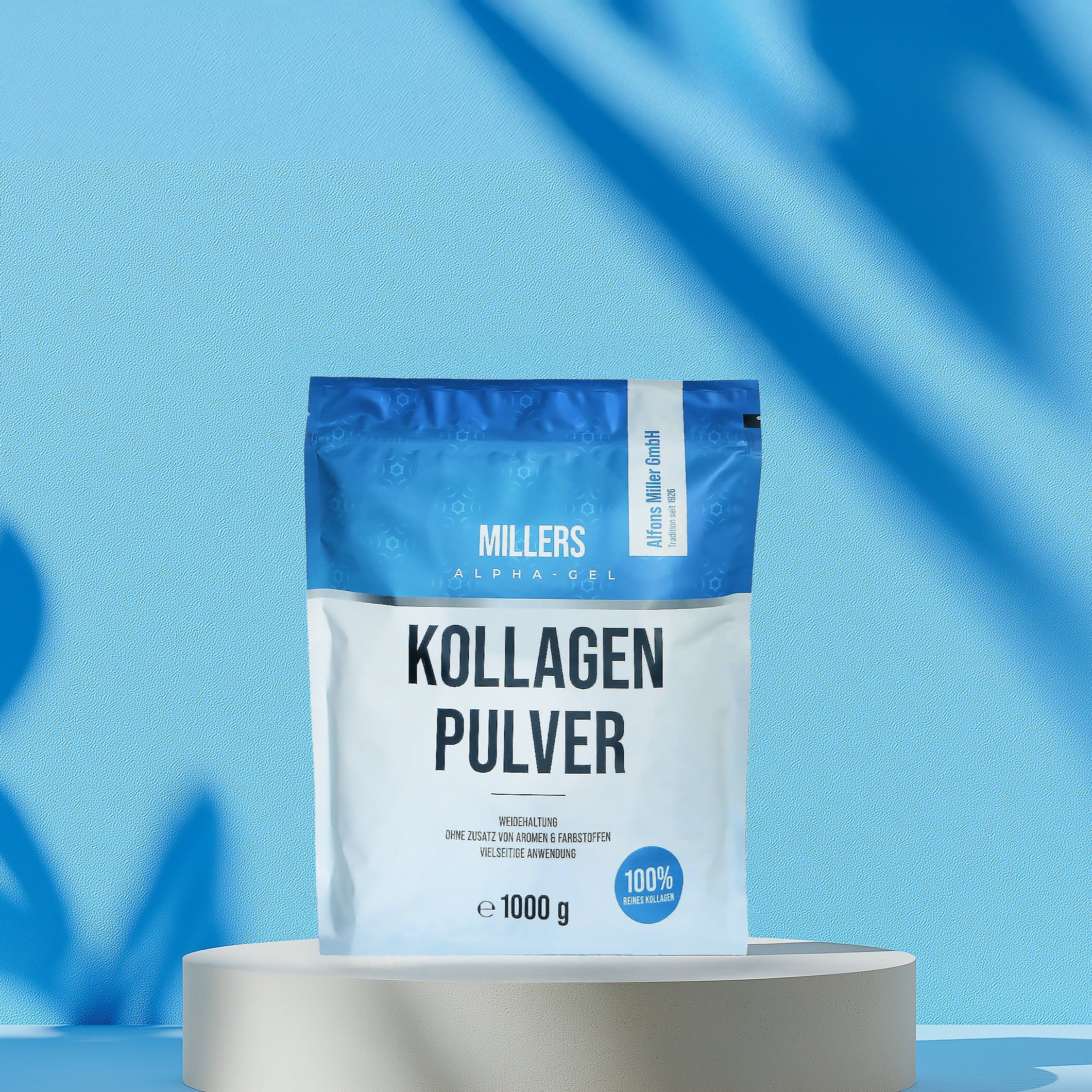 Millers Alpha Gel - Colagen Bovin Hidrolizat Premium 1 kg | Articulații & Piele | 15.000 mg